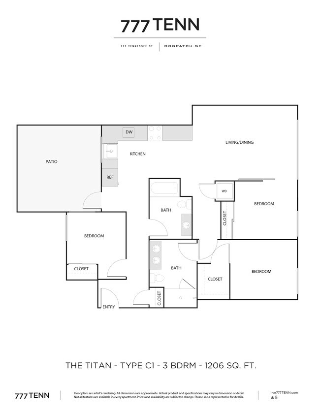 The Titan 101 floor plan